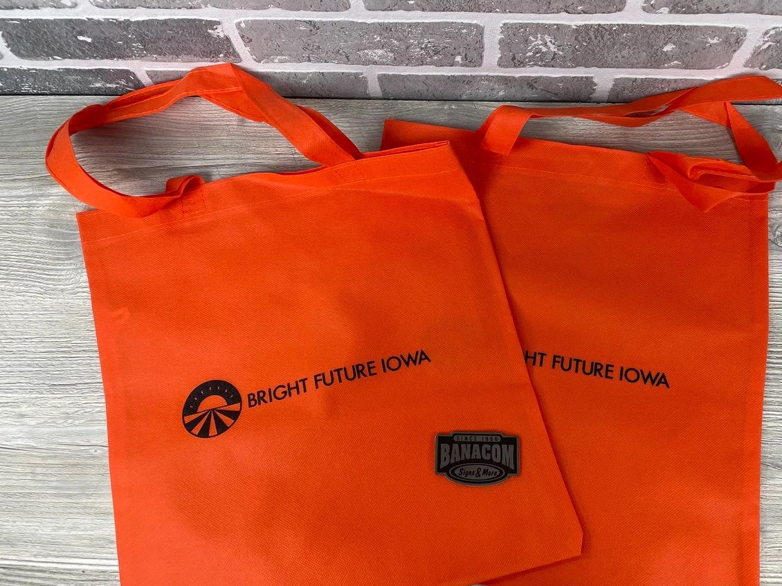 Bright Future Iowa Custom Tote Bags