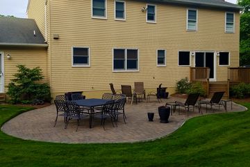 Backyard Landscape Construction Paver Patio Belgard