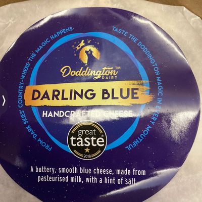 Darling Blue  Cheese made in Doddington Dairy 