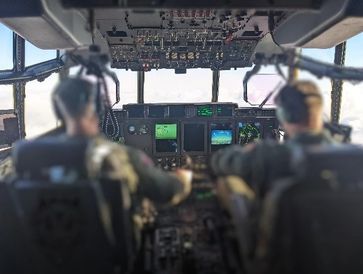 C-130 cockpit for rent.  C-130 cockpit for rent.  C-130 movie rental. C-130 simulator. C-130 cockpit