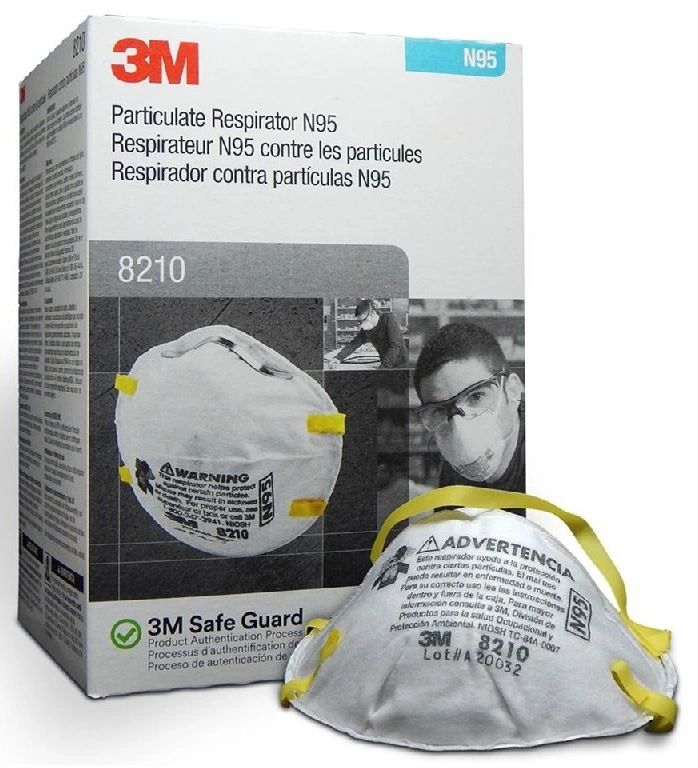 MASCARILLA 3M N95 MODELO 8210, CAJA C/20 PZ MASCARILLA 3M N95 MODELO 8210, CAJA C/20 PZ