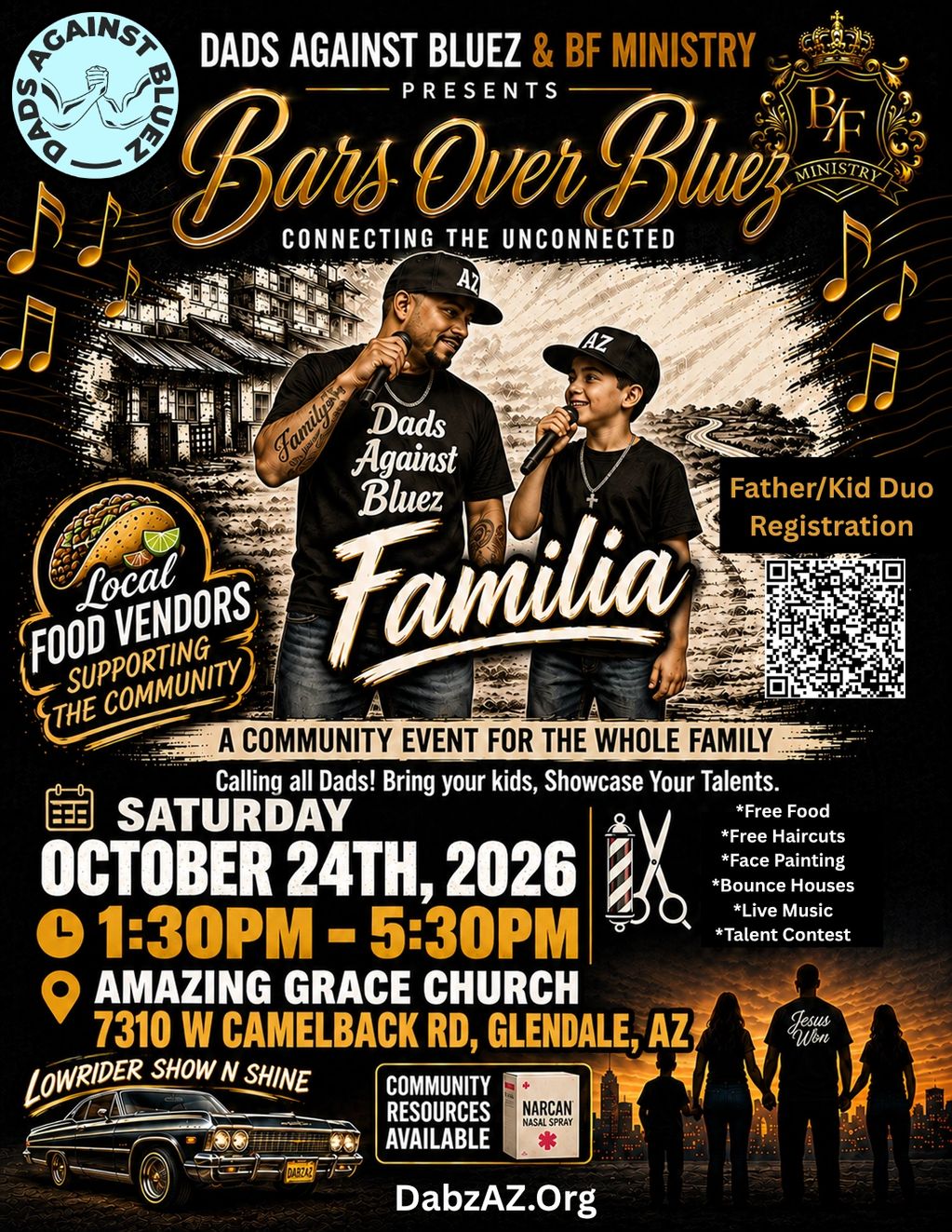 BF Ministry, Dads Against Bluez, family event, Fighting Fentanyl, Talent contest, youth, Dads matter