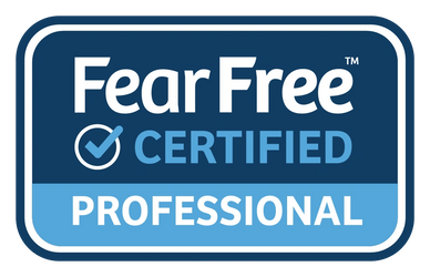 Logo for Fear-Free Certified Professional animal trainer