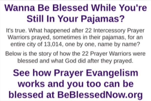 Click here to learn more about BeBlessedNow.Org
