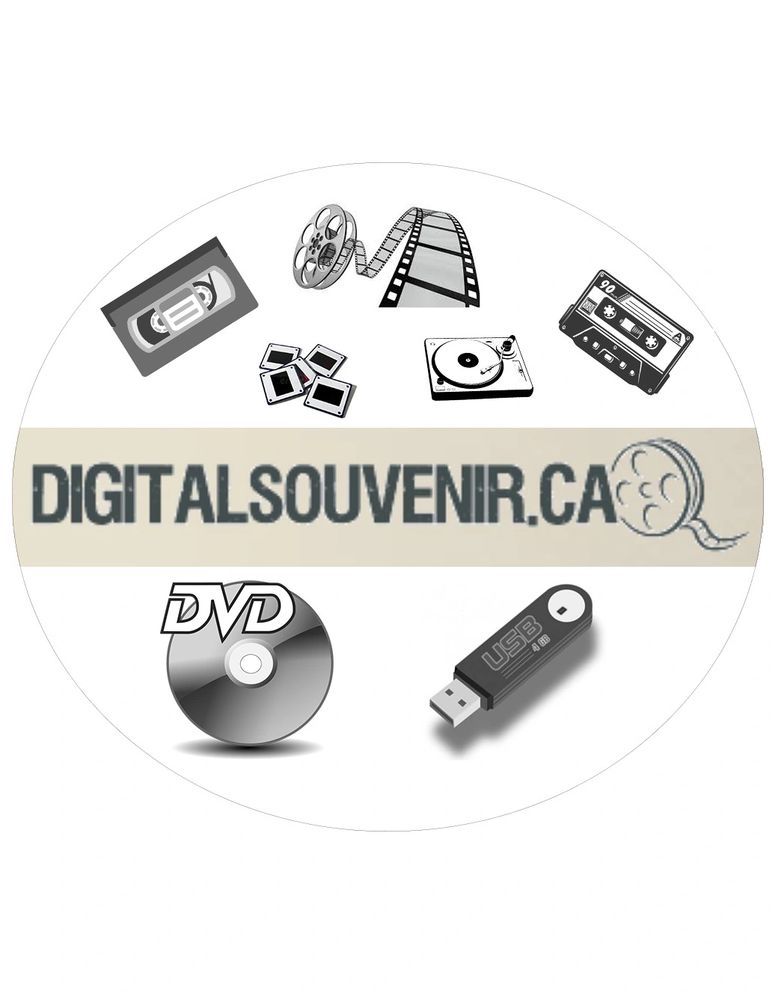 transfert numérisation film vhs beta 8mm photo diapositive audio disque DVD clé USB