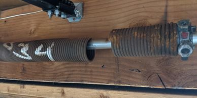 A broken spring, leave it to the professionals to repair these things!