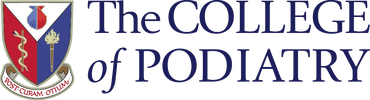college of podiatry logo