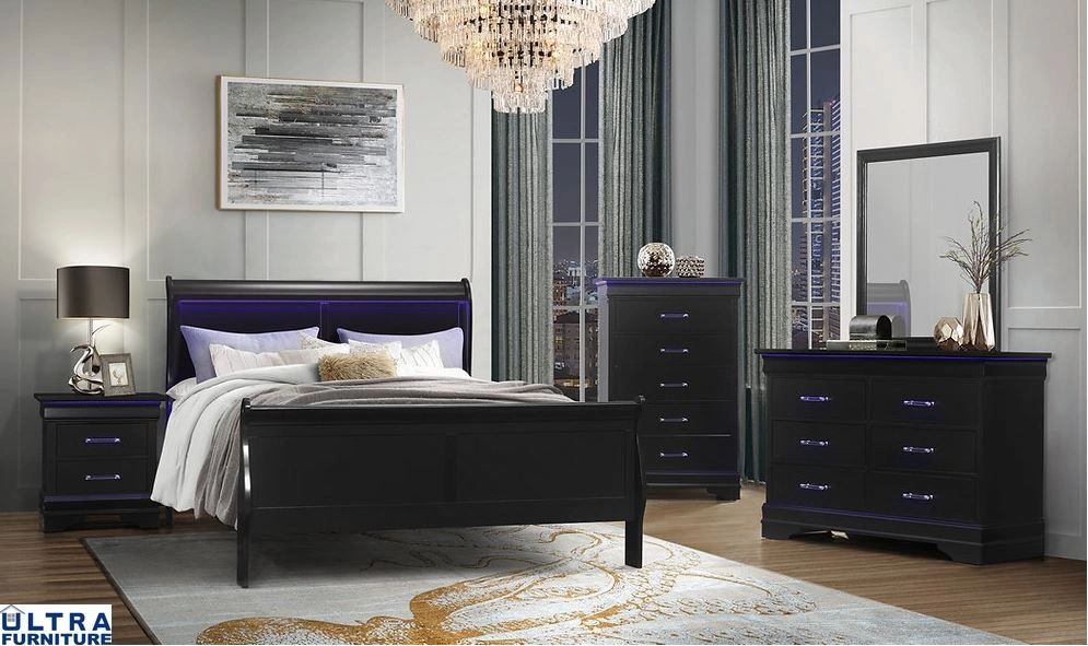 Isabella bedroom set Black