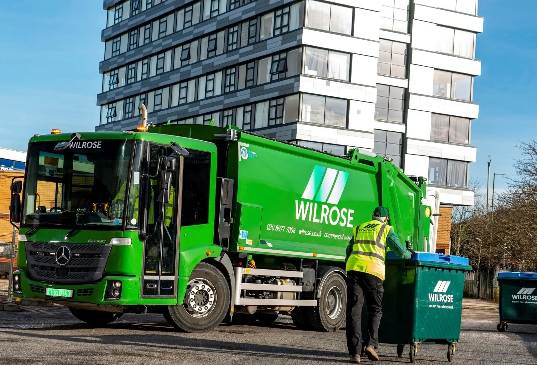 commercial waste collection in cobham.