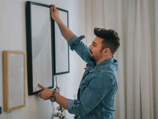 wall, picture, hanging, mounting