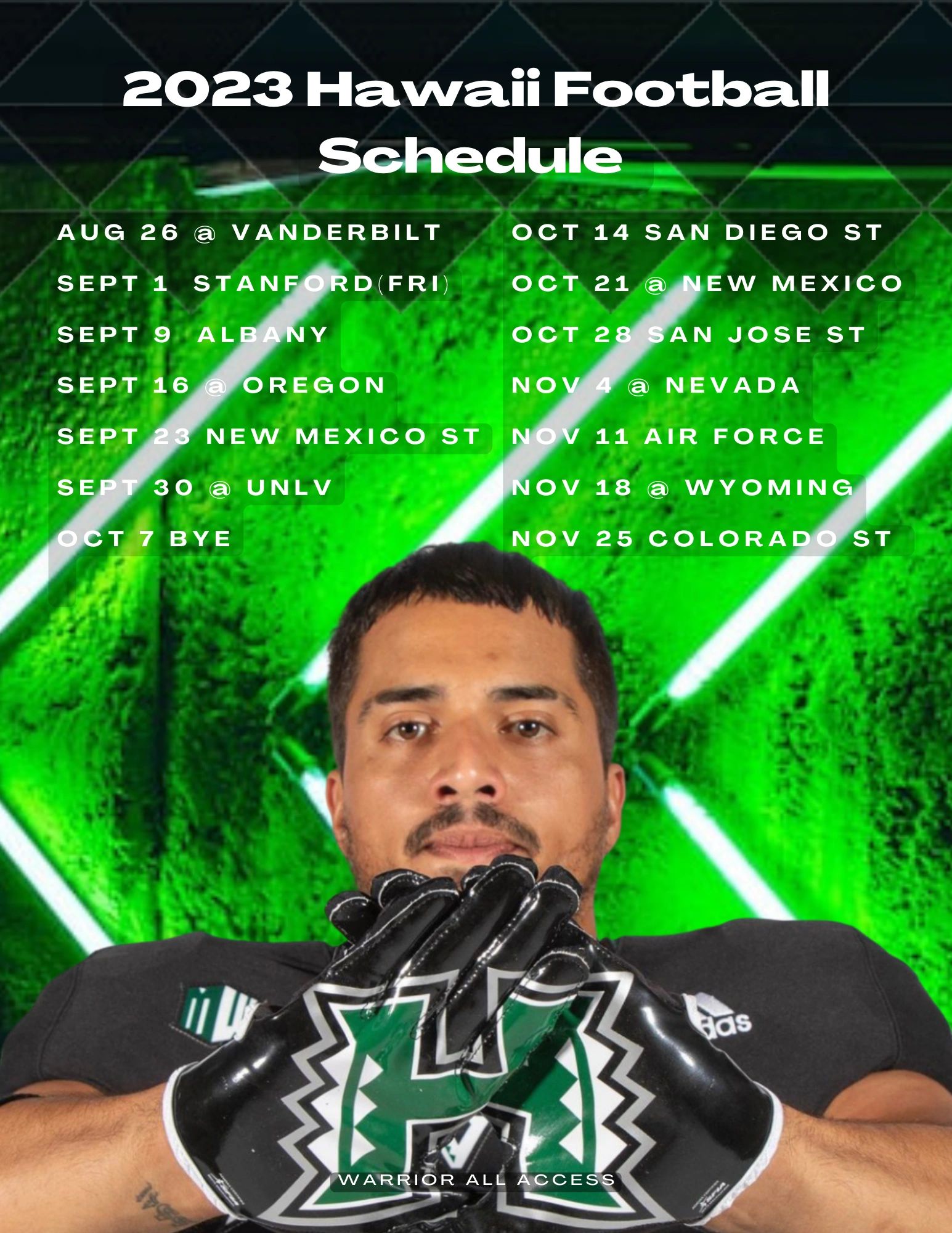 2023 Hawaii football schedule is out.