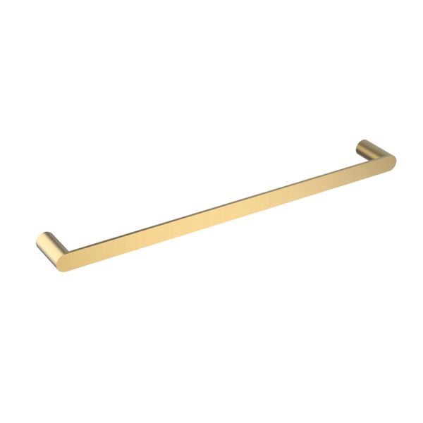 Stainless Steel Brushed Gold 600mm Single Towel Rail