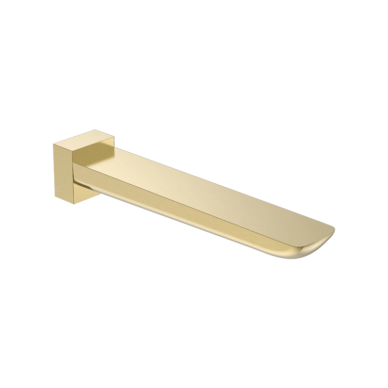Bath Tap Wall-Mounted Brushed Gold 34Z