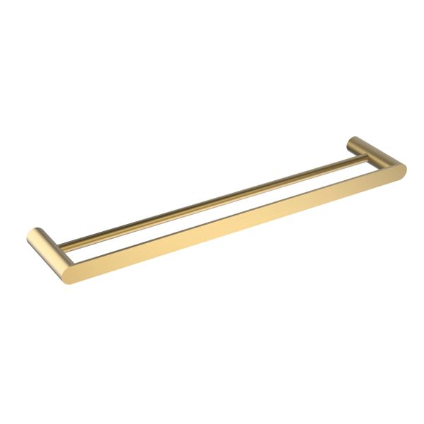 Stainless Steel Brushed Gold 800mm Double Towel Rail AE1002-800