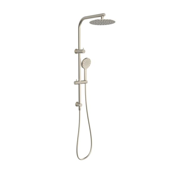 Brushed Nickel 2 In 1 Rail Shower System D10217