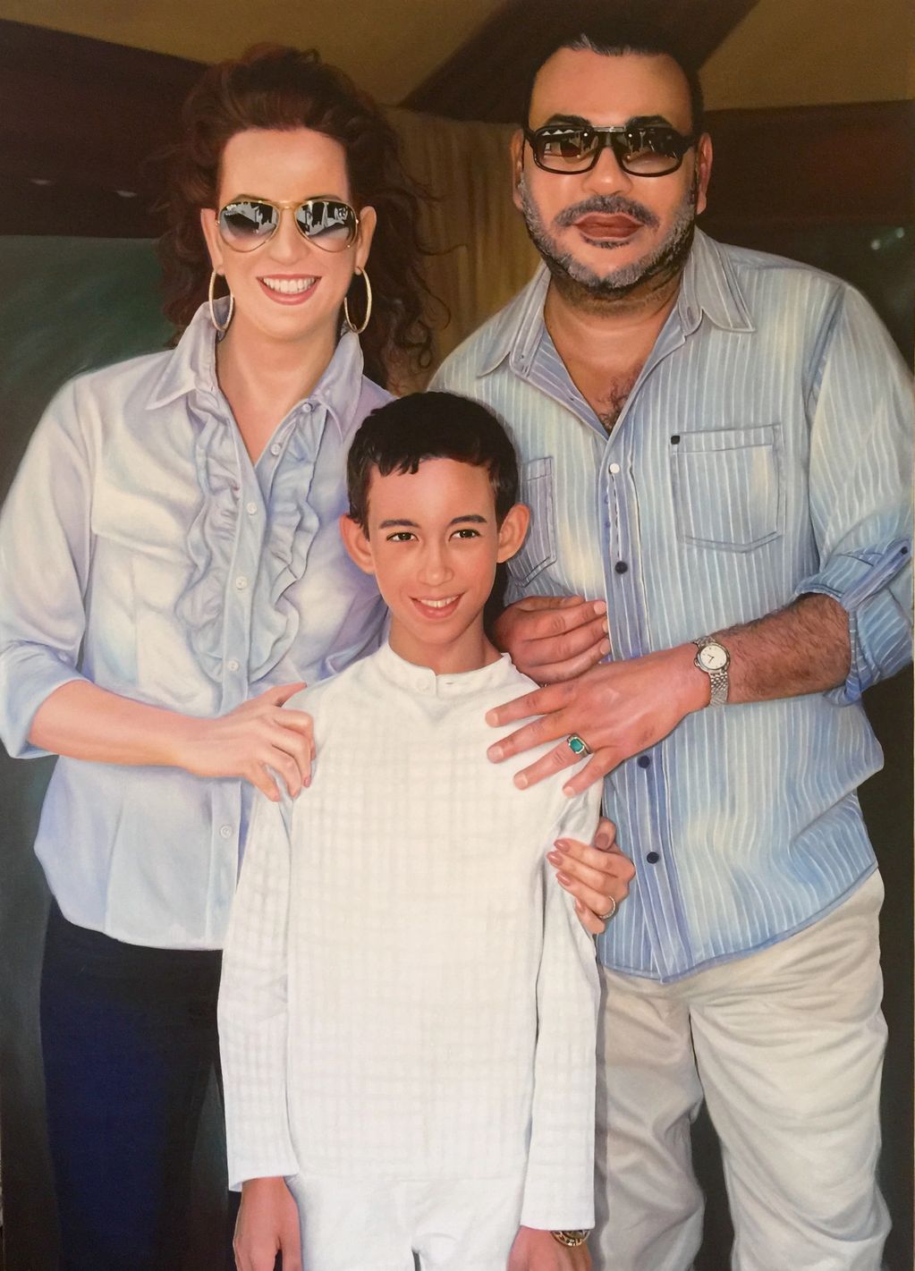 Retrato Familia Real Marruecos