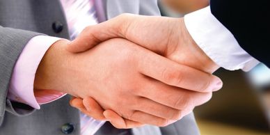 Hands doing deal