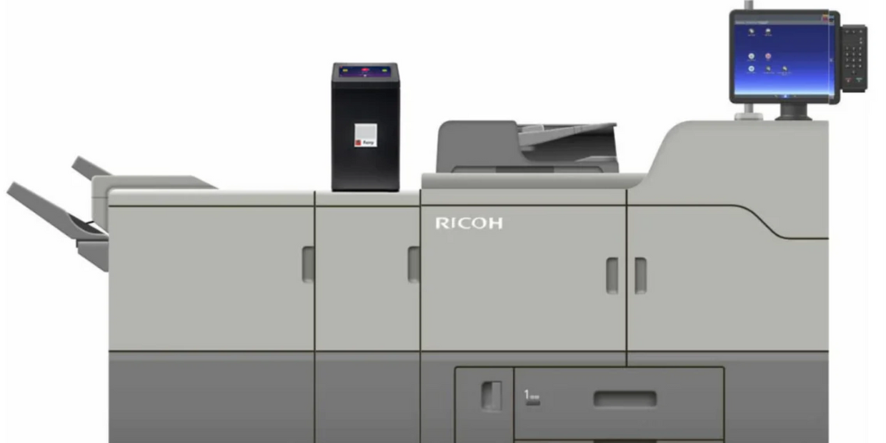 Ricoh Pro C7200s / 7210s with a finisher, Fiery Controller Preowned Printer