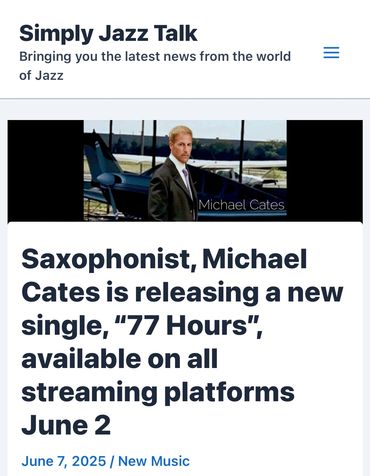 Michael Cates, Simply Jazz Talk, 77 Hours