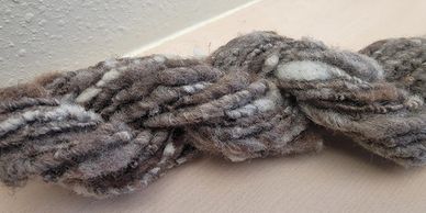 Soay-Merino-Hamp 2ply yarn blend