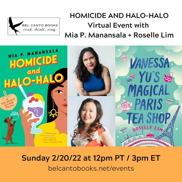 Bel Canto Books virtual event with Mia P. Manansala and Roselle Lim