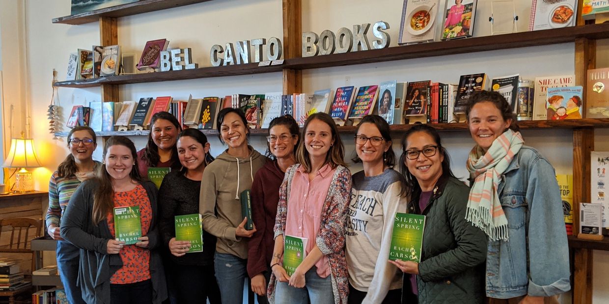 Burning Issues Book Club meeting at Bel Canto Books at The Hangout