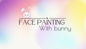 Face painting with bunny