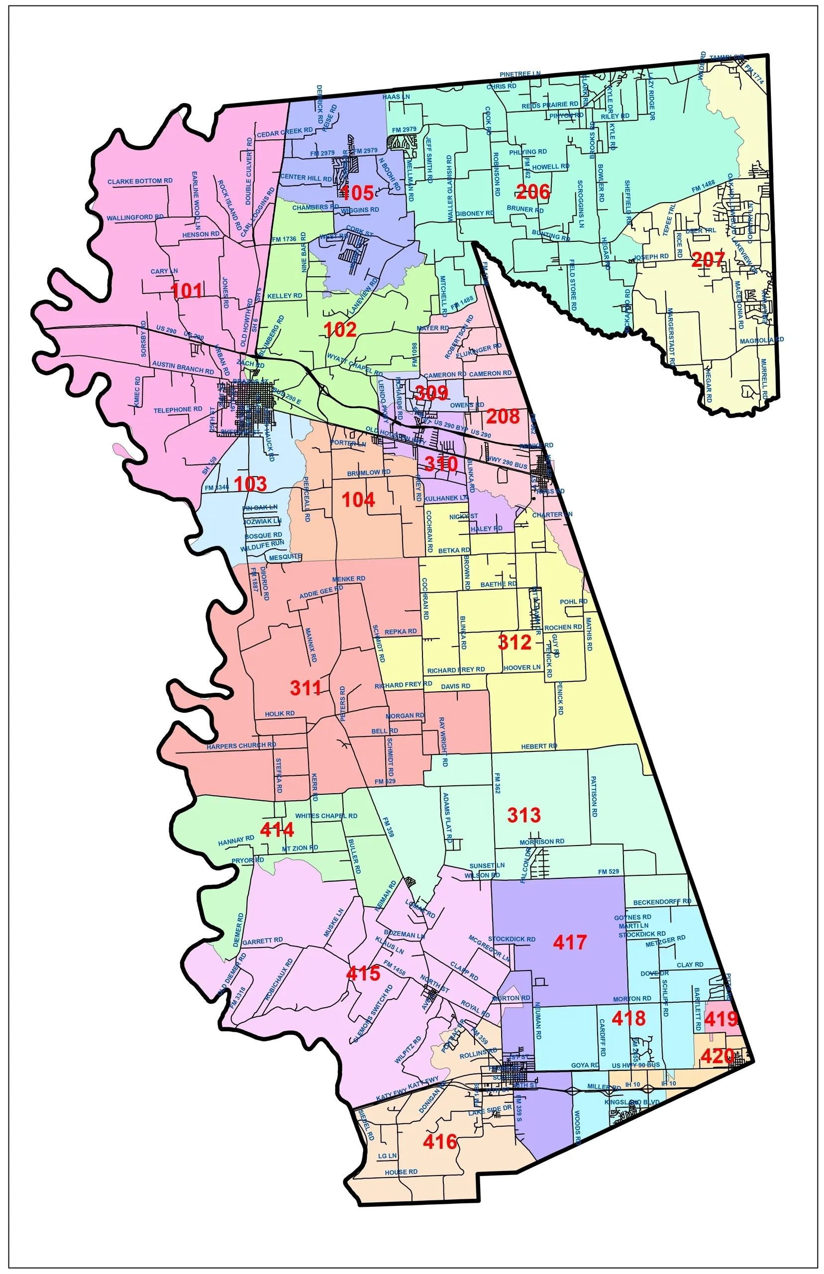 Precinct Map Waller County GOP