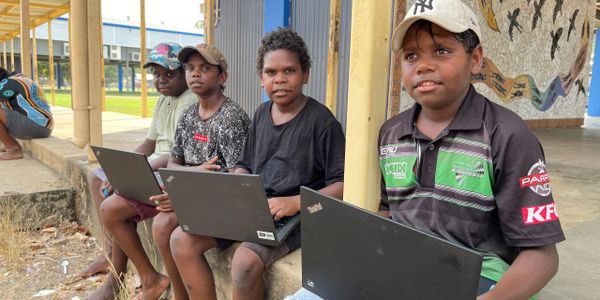 LiteHaus International donated laptops to First Australian students.