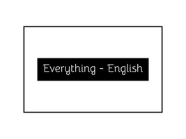 Everything-English