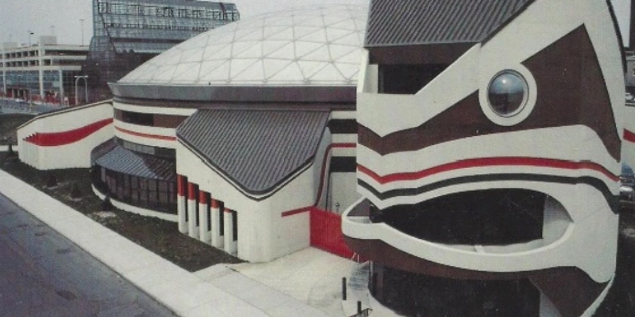 Original coloration of the Turtle building in Niagara Falls, NY (c. 1985)