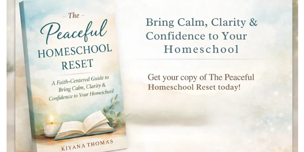 Book cover The Peaceful Homeschool Reset