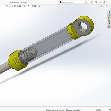 Pieza de estudiante de España del Curso de SolidWorks Online de masterCAD