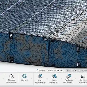 Mallado FEM ala de avión Curso 3DEXPERIENCE CATIA por estudiante de diseño CAD | masterCAD España
