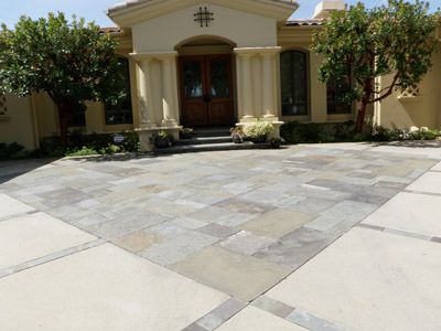 Tony Pearce Stone and Designer Concrete Driveway