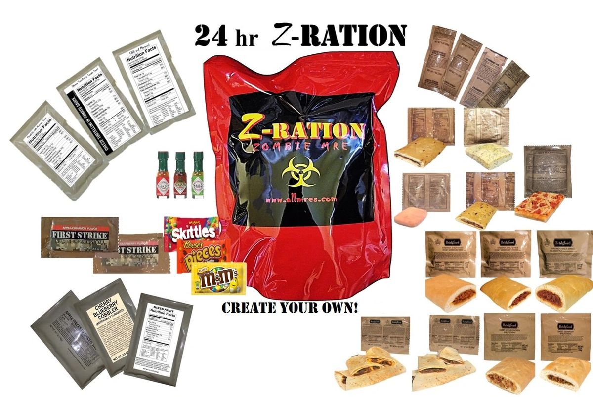 Create Your Own MRE: 24 hr Z-Ration (Entrees Freshest Available!)