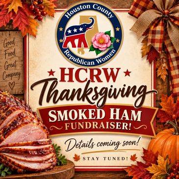 HCRW Thanksgiving smoked ham fundraiser announcement.