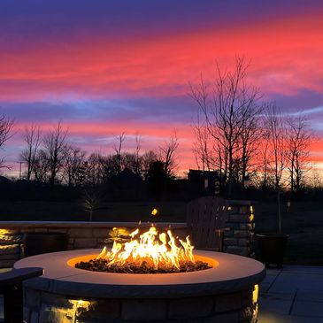 Firepit & Patio installation in Plain City Ohio
