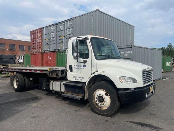 20 foot flatbed truck sotrage container delivery