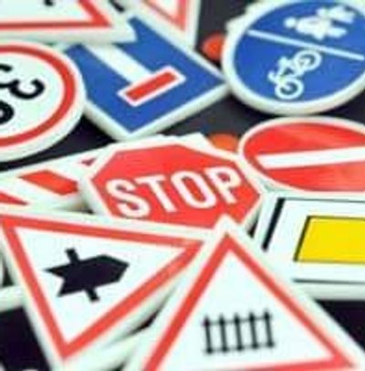 A collection of UK Road signs