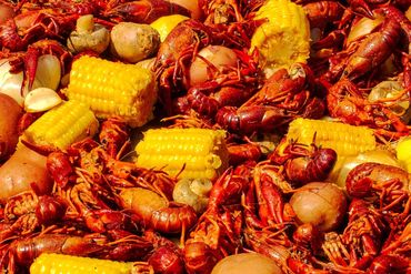  Louisiana Crawfish  Boils (Seasonal) - Fresh Live Crawfish, Boiled Potatoes, Corn On the Cob. 