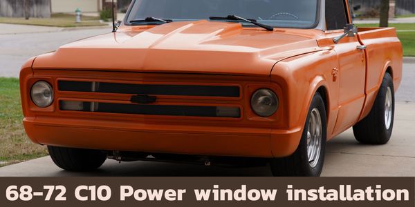 C10 Power Window Installation