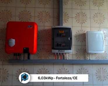 Energia solar em Fortaleza/CE
6,03kWp de potência instalados