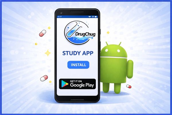 DrugChug mobile app Top 300 Drugs Android Google Play Store