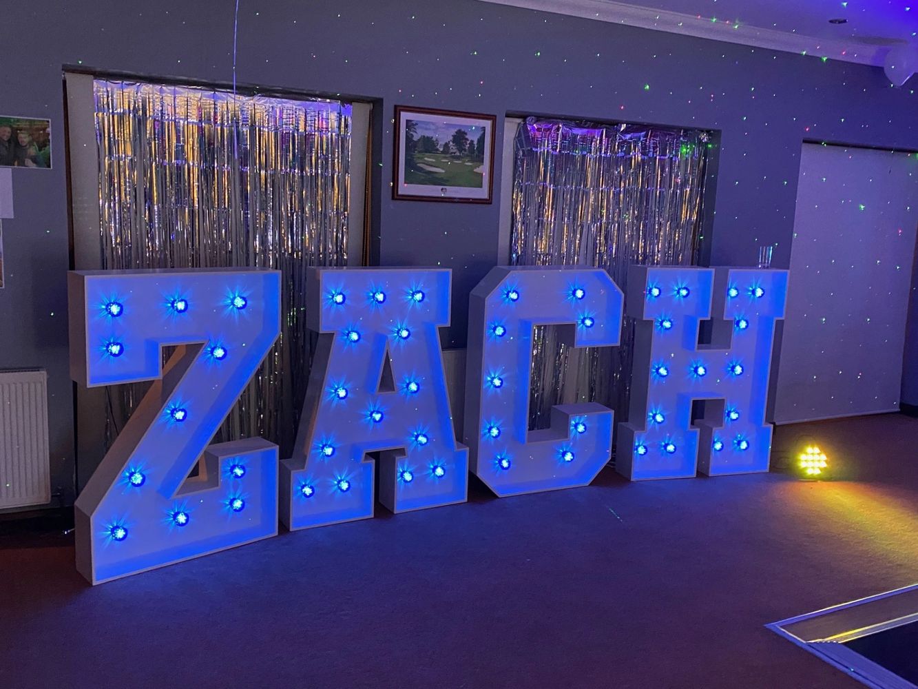 Classic LED Light Up Letters for Hire - The Added Extra