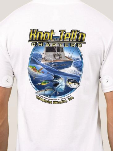 Charter Boat Logo T-Shirts For Sale