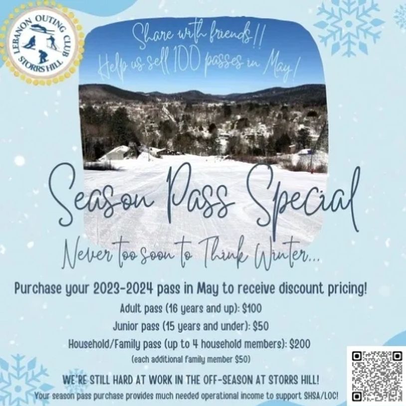 Storrs Hill Ski Area, Public Skiing, Night Skiing, Ski Lessons