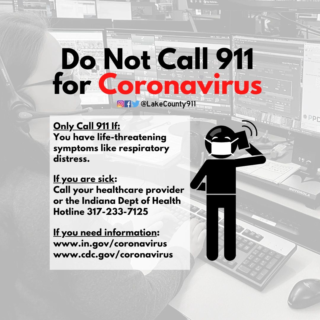 Lake County 911 Begins Screening Calls For Covid 19 Risk Factors
