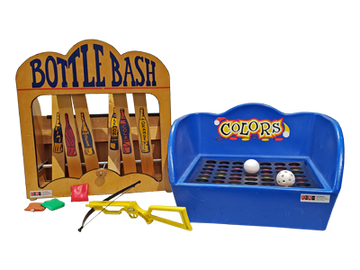 Squiggly wire is a carnival rental game provided by Carnival