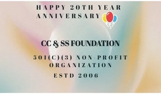 CC & SS FOUNDATION
Happy 20th year anniversary 